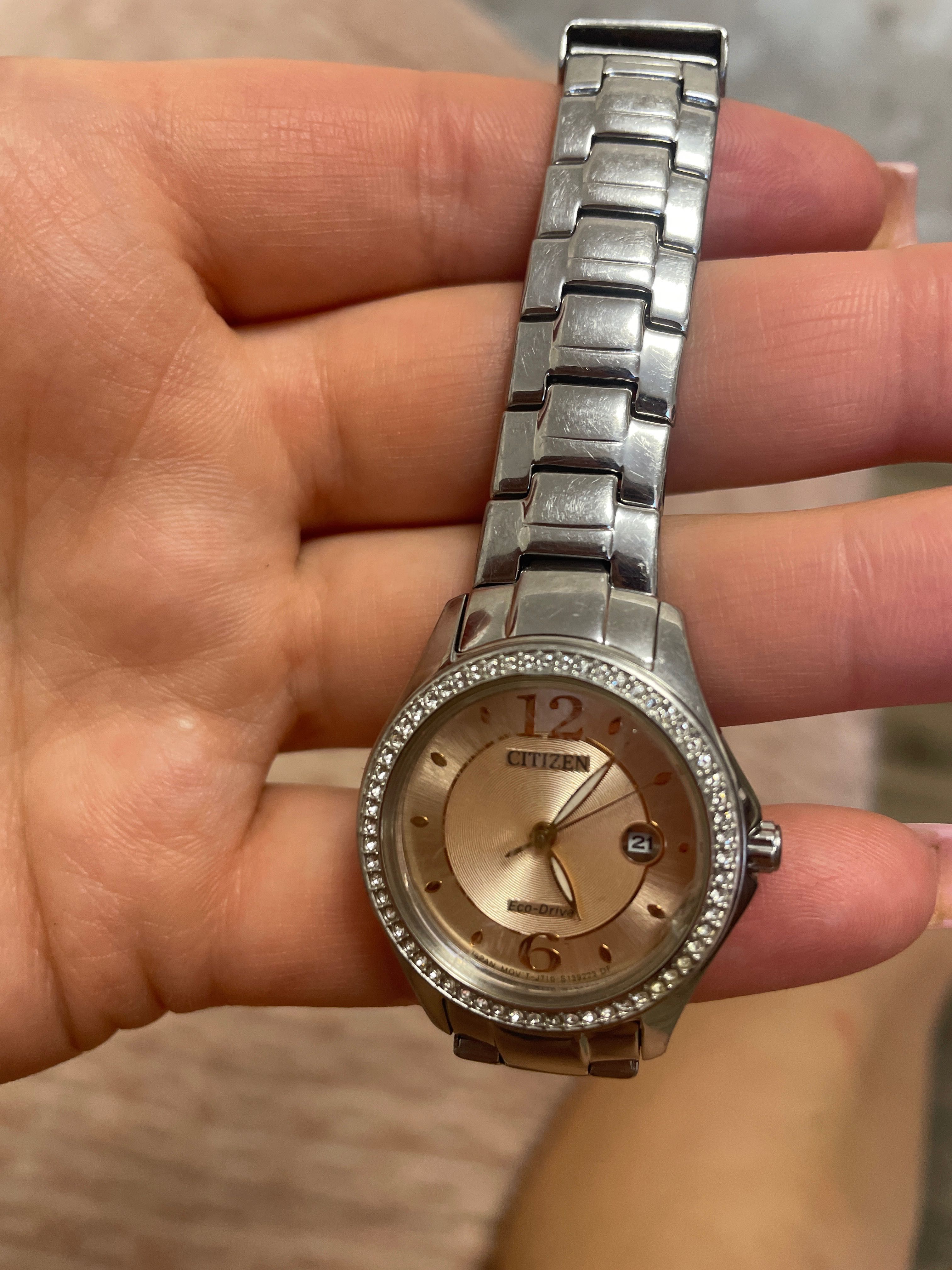 Жіночі годинники Citizen Eco-Drive FE1140-86X Swarovski Crystals J710