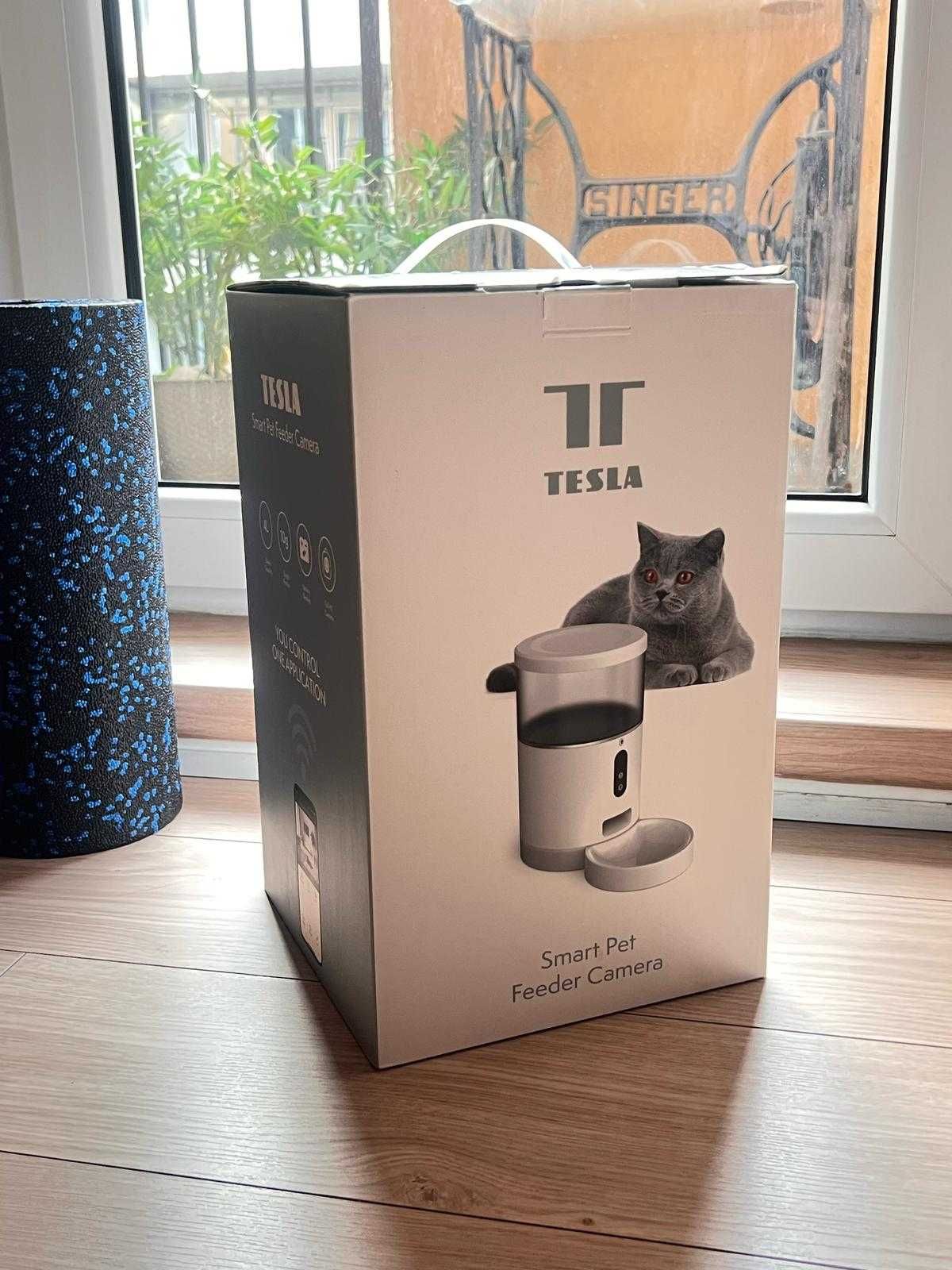 NOWY! Dozownik karmy TESLA Smart Pet Feeder