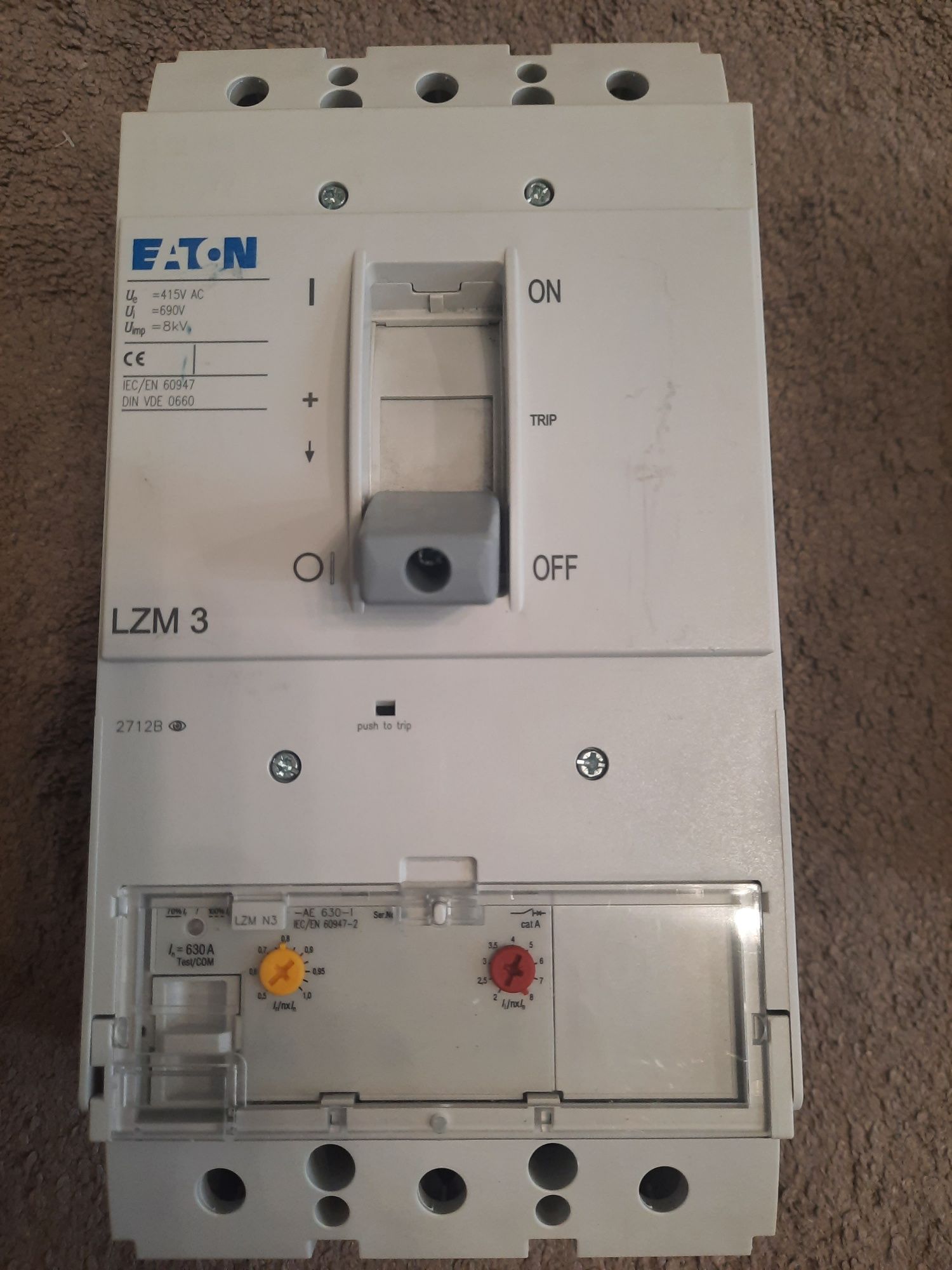 Силовой автомат Eaton LZMN3-AE630-I