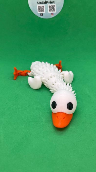 Рулива іграшка Гусак, Гусь 3д друк