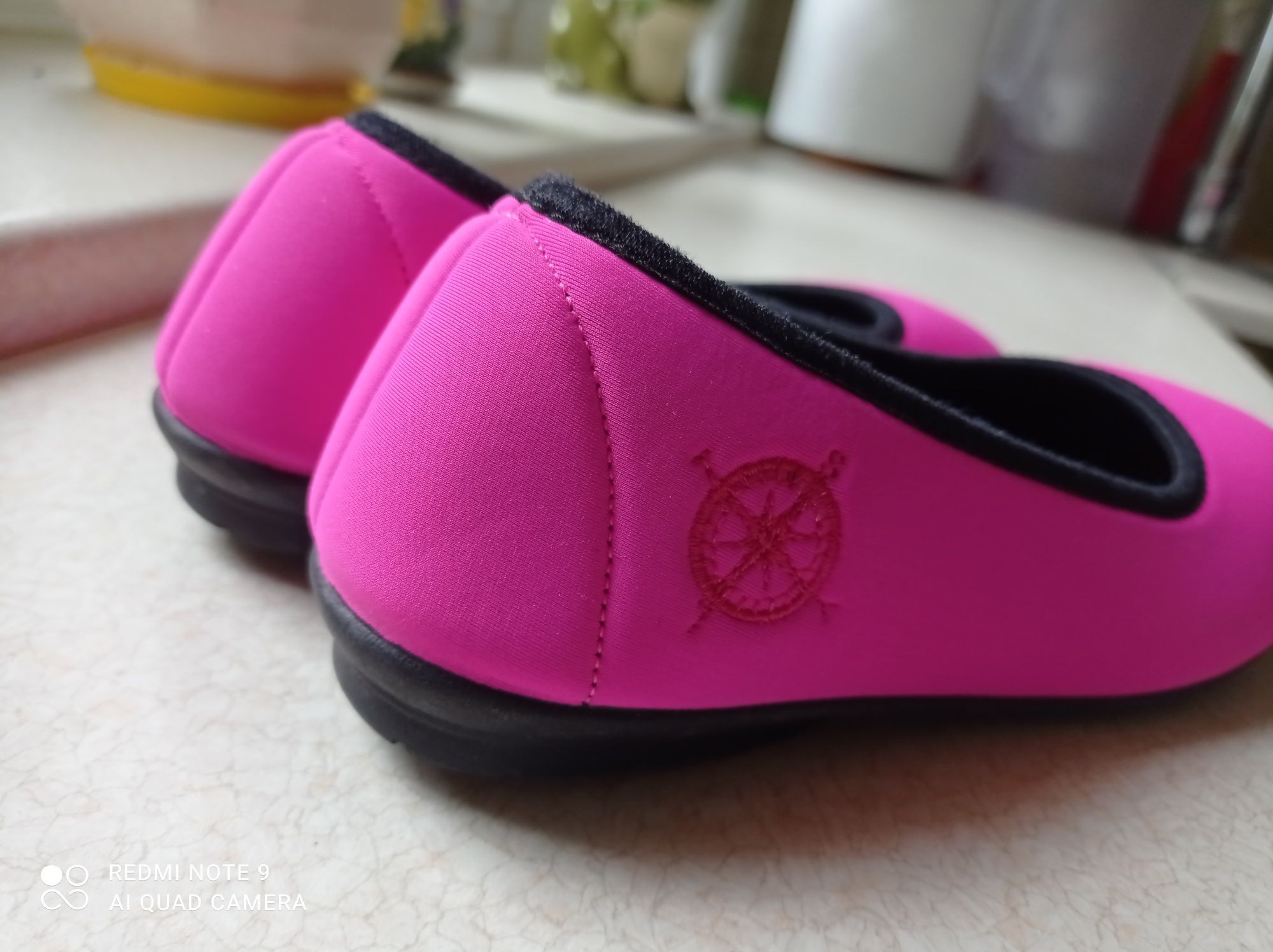 Nowe balerinki damskie z neoprenu Gosch Shoes, 77051-Bothild-504 Pink.