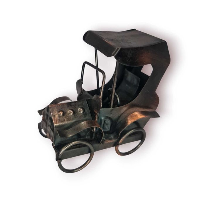 Mini Escultura Artesanal Cobre – Carro Vintage Decorativo (37 g)
