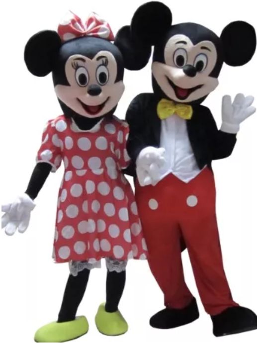 Aluguer de Mascotes - Mickey / Minnie / Panda