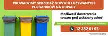 Pojemnik / kosz na śmieci, odpady 120L 240L 1100L
