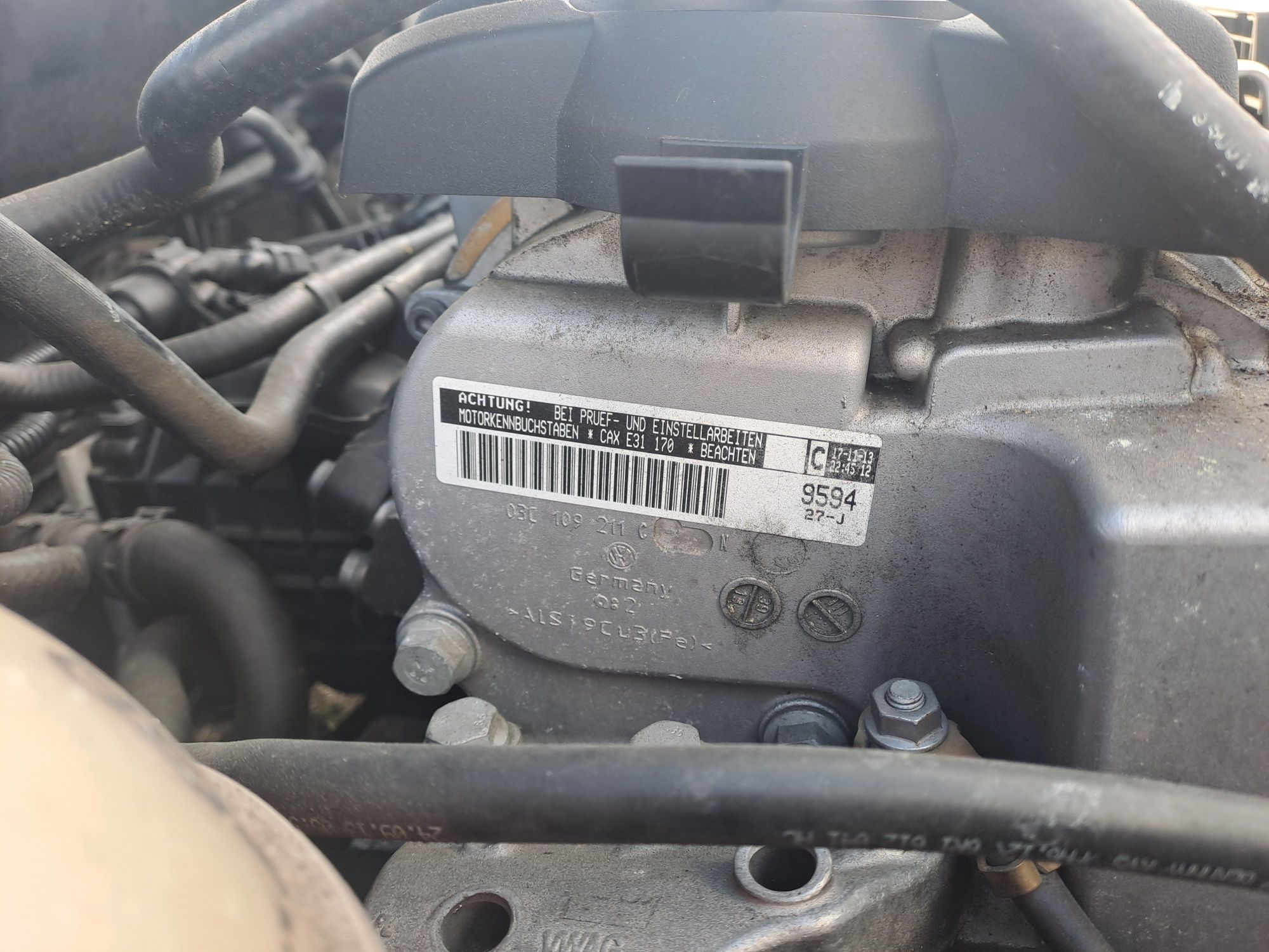 Silnik motor CAX 1.4 TSI 122km 90kw kompletny do odpalenia w aucie Sko