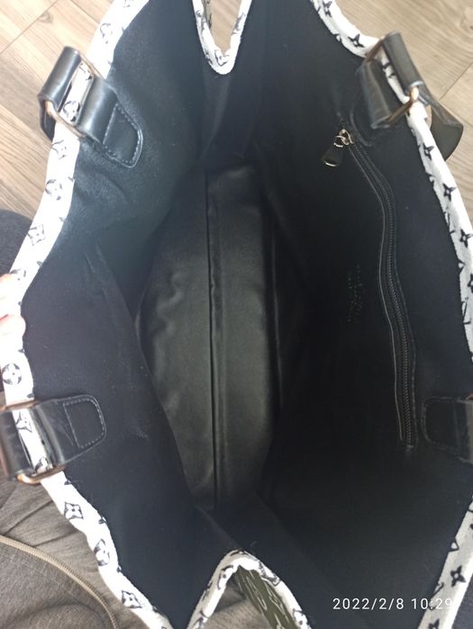 Nowa Biało-zielona torba