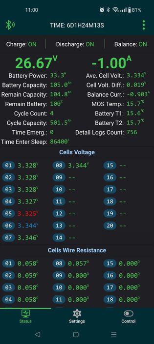 Сонячний інвертор + Lifpo4 8s