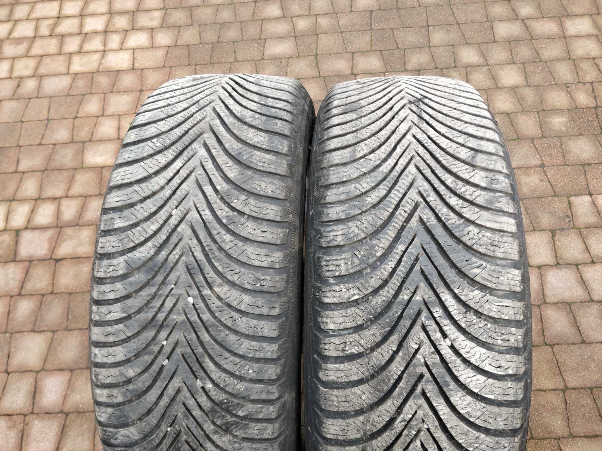 3427. Opony zimowe 215/55/17 Michelin 5mm cena za 2szt