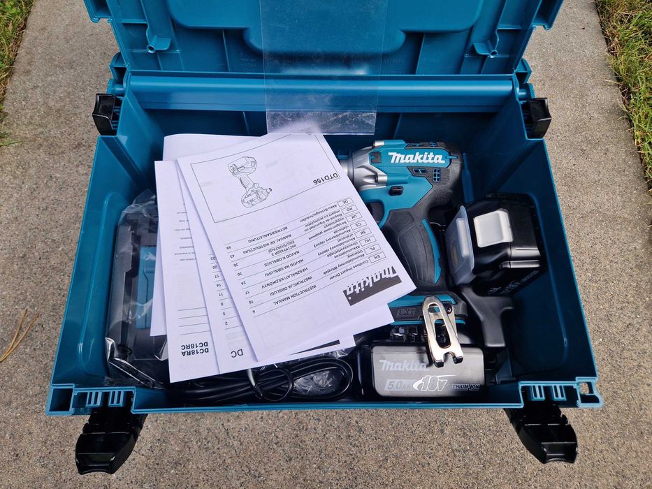 Makita Wiertarko-wkrętarka Akumulatorowa 5.0Ah 18V. Nowa