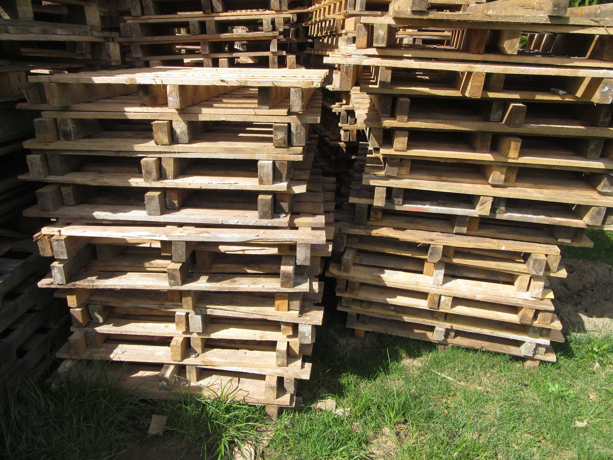 Palety drewniane budowalne 100x120 kostka pustak