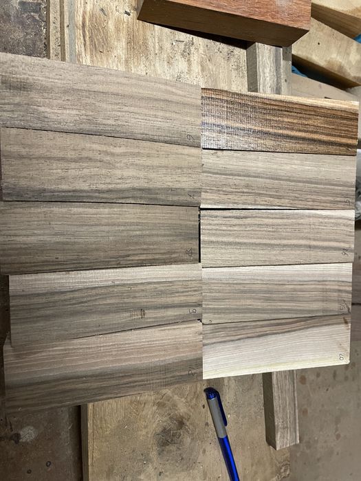 Bloczki drewna knifemaking, czeczot, do stabilizacji