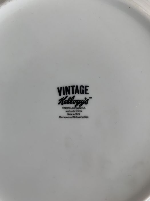 Pratos Kellogg’s Vintage