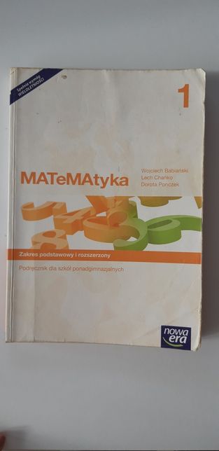 Sprzedam podręcznik Matematyka 1 Nowa Era