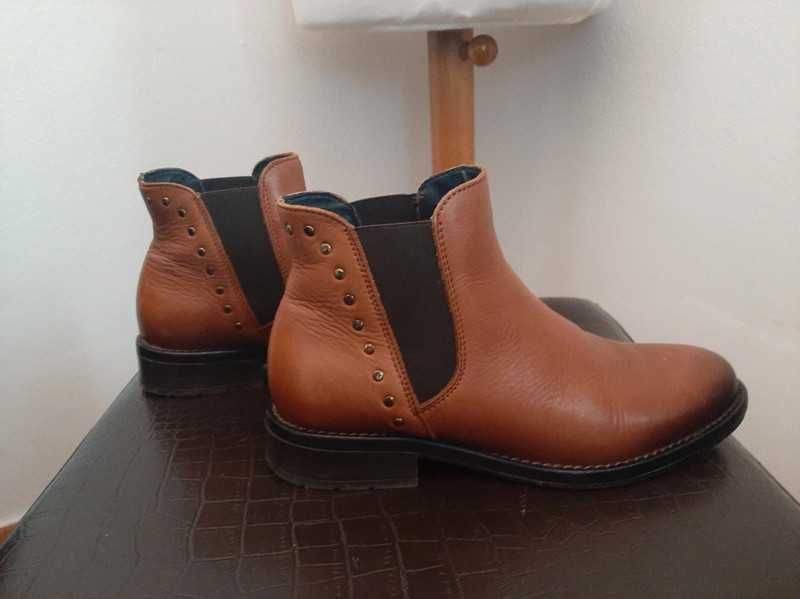 Botins em Pele SeaSide 37