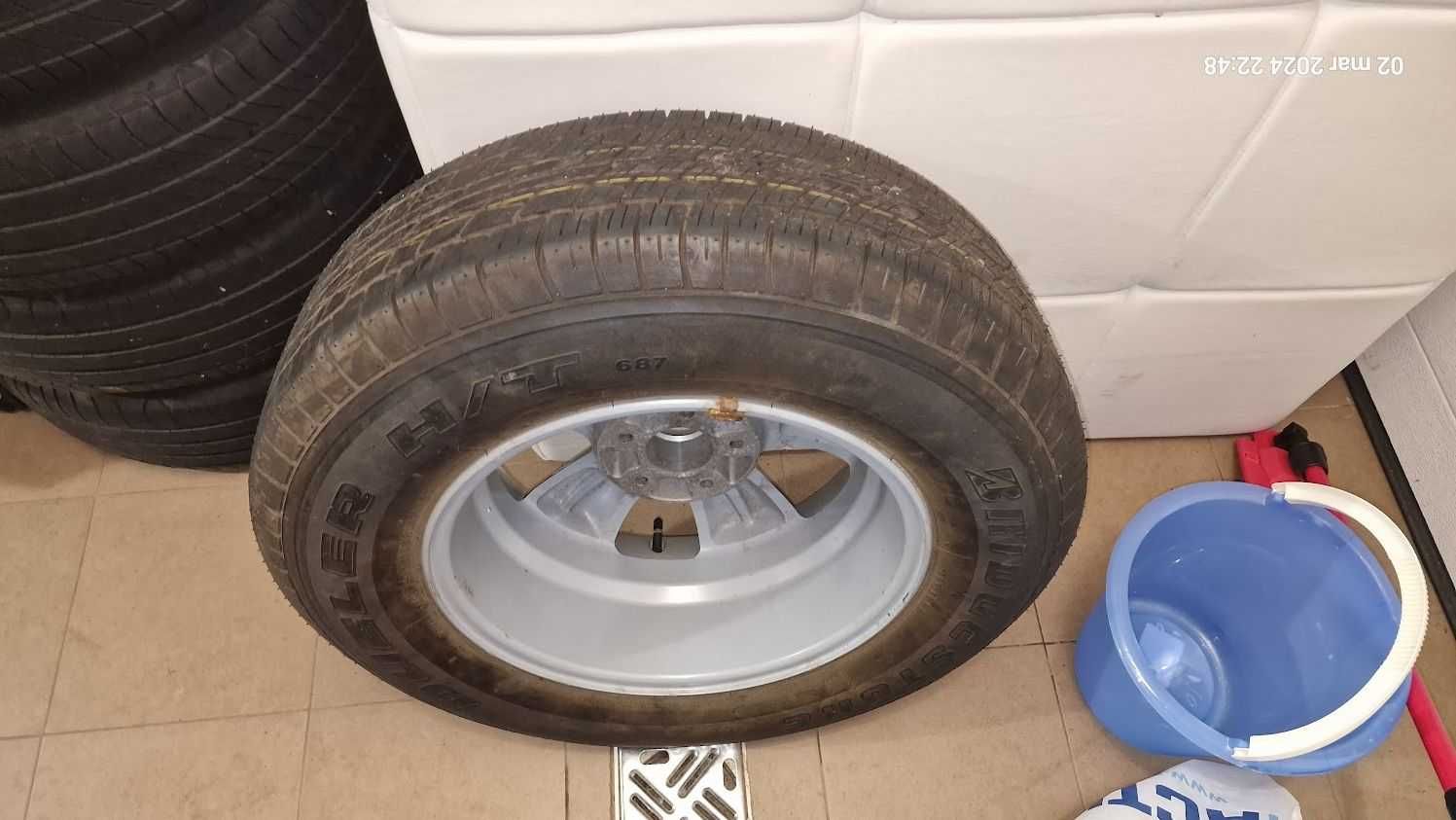 Koło zapasowe 5x114,3 + opona 225/70/16 od Hyundai Santa Fe