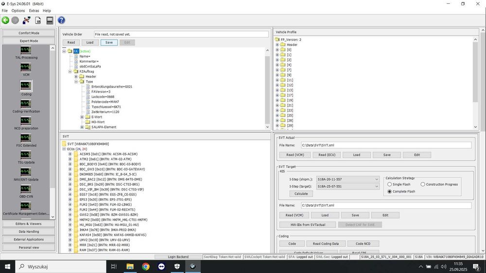 Laptop Diagnostyczny BMW Mini ISTA INPA ENET ICOM Esys K+D Can