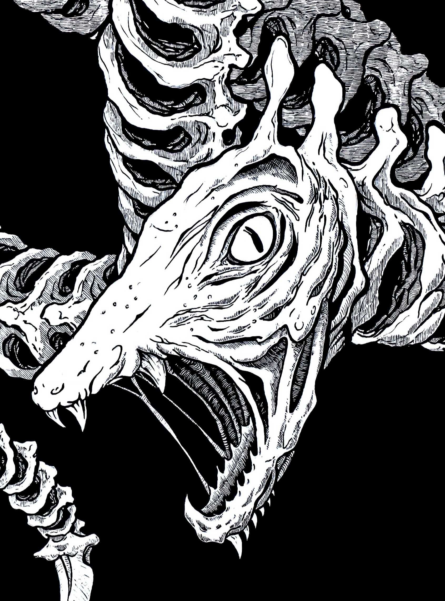 Принт (black metal art, death metal art, скелеты)