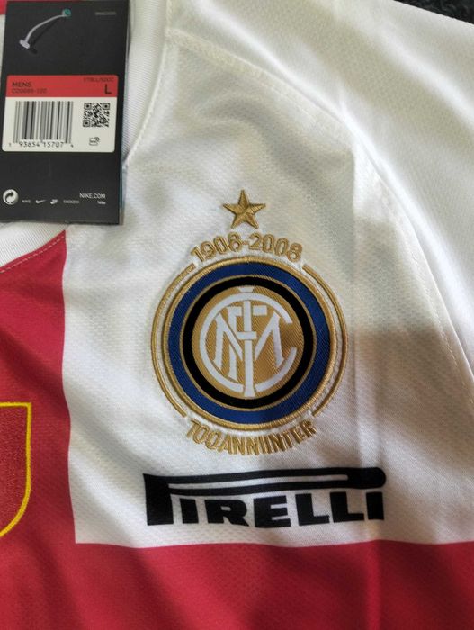 camisola nike alternativa inter milan adriano tamanho L