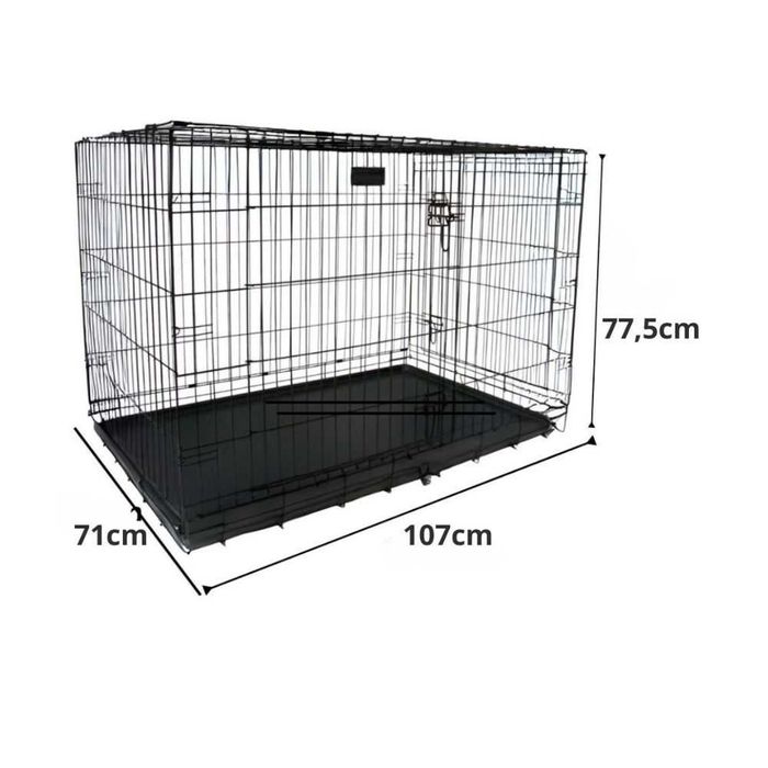 Klatka Dla Psa Kota Metalowa Kennel Kojec Transporter XXL