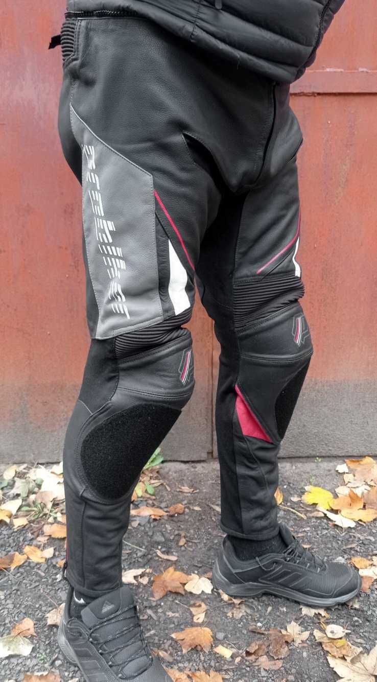 мотоштаны Probiker PRX-16 кожаные 2019г (54)