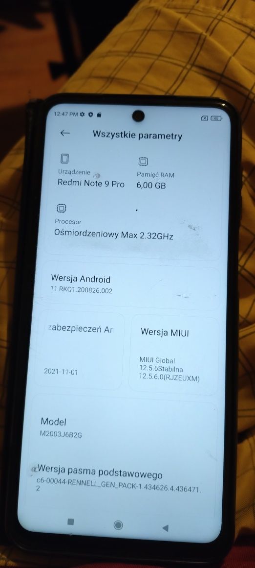 Smartfon Xiaomi Redmi Note 9 Pro 64 GB zielony