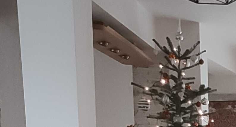 Oświetlenie lampa żyrandol plafon deska dębowa LED żarówki kinkiet