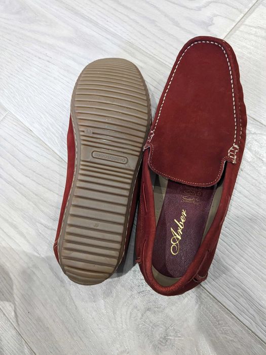 Червоні макасіни. Чоловічі.