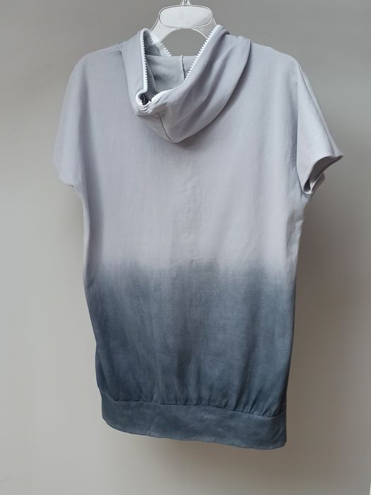 Tunika ombre S z ciekawym zamkiem