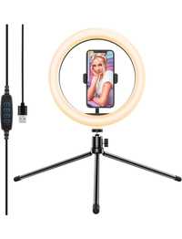 Ring light yoozon Anel de Luz 25cm modos tiktok youtube maquiagem NOVO