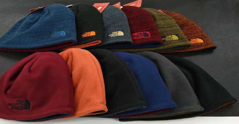 Двосторонні шапки на флісі The North Face оригінал