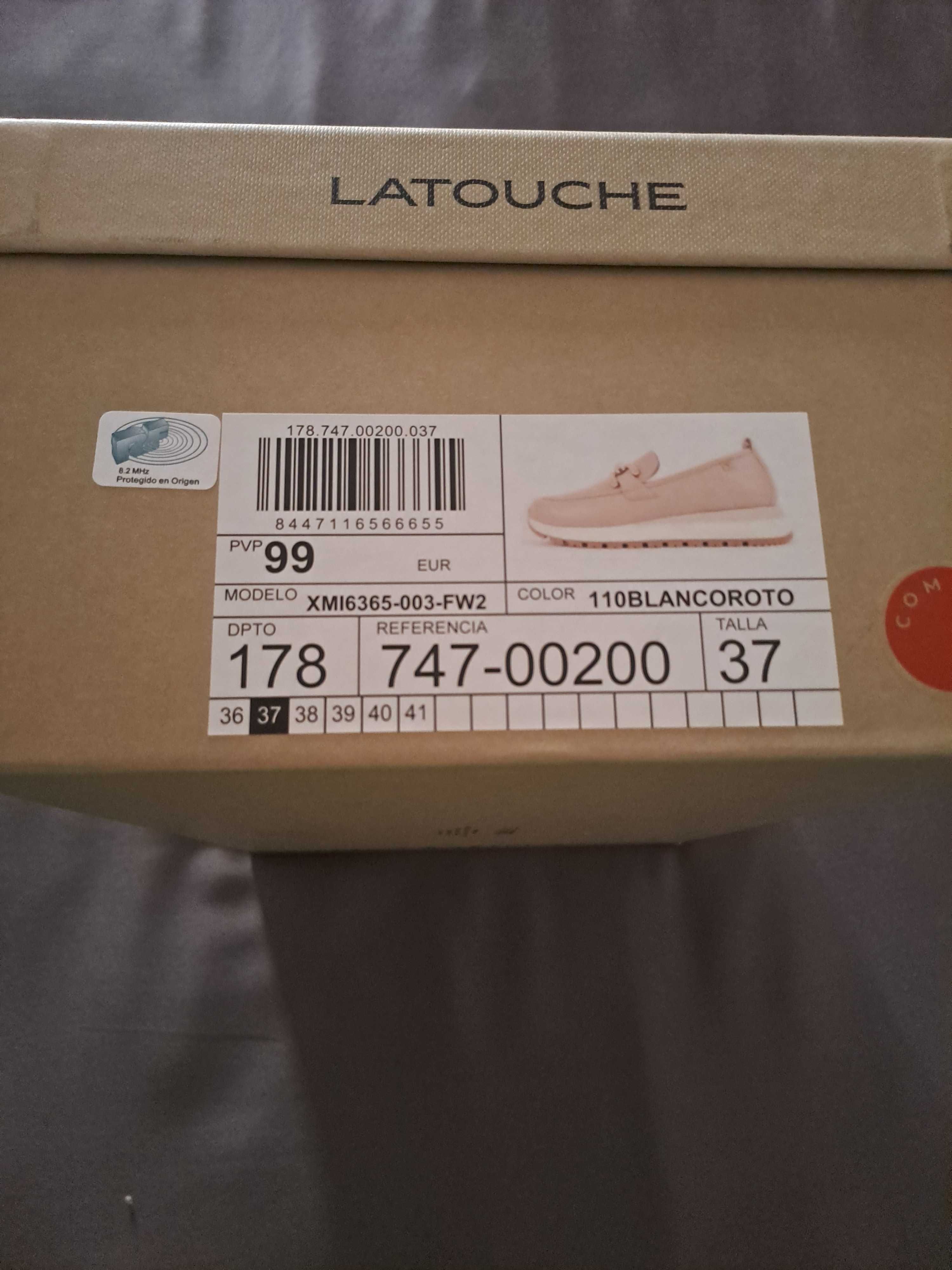 Sapatos Mocassins Bege