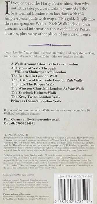 Harry Potter mapa Paul Garner Londyn London UK Anglia unikat
