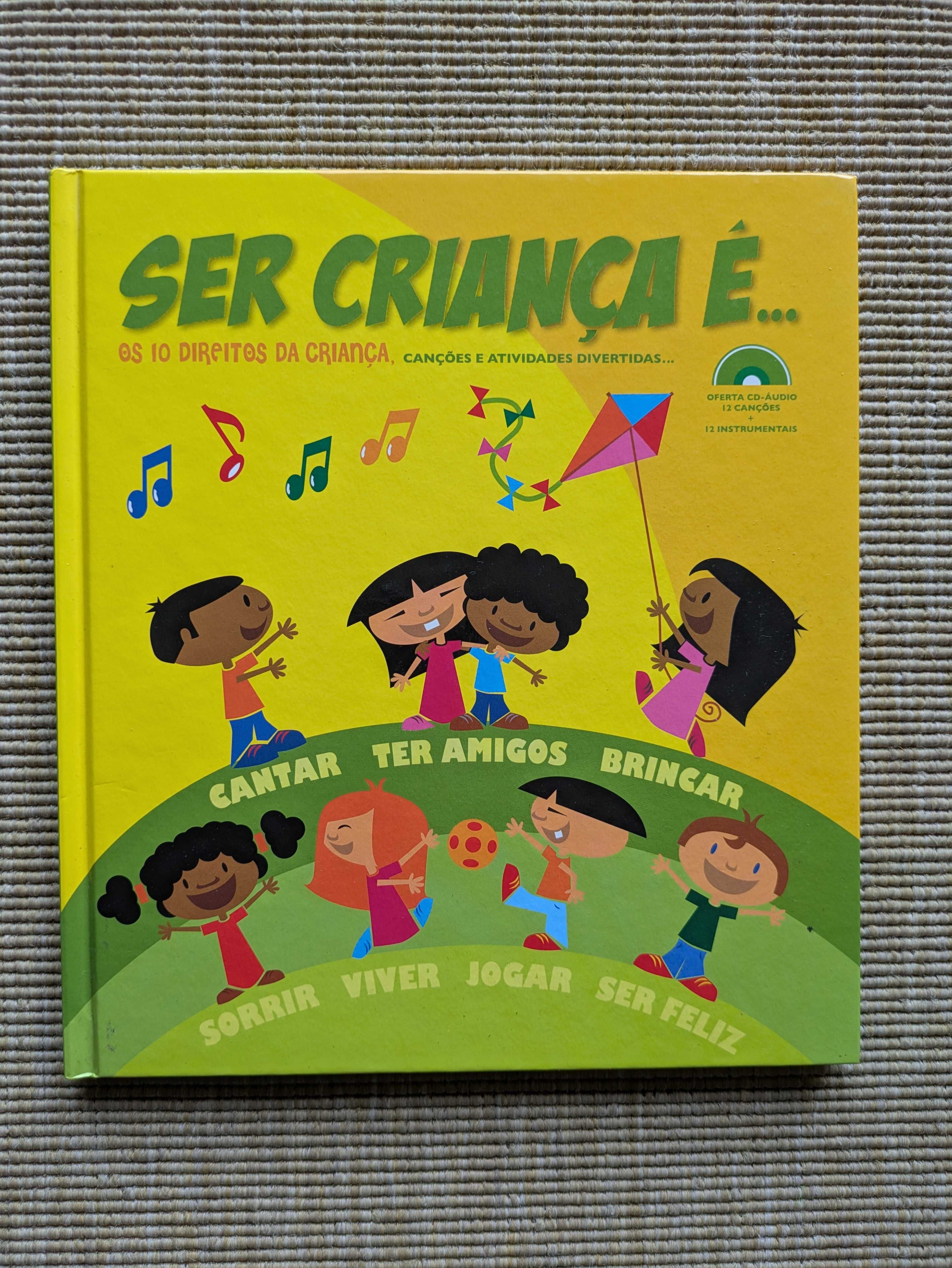 3 Livros Infantis com CD