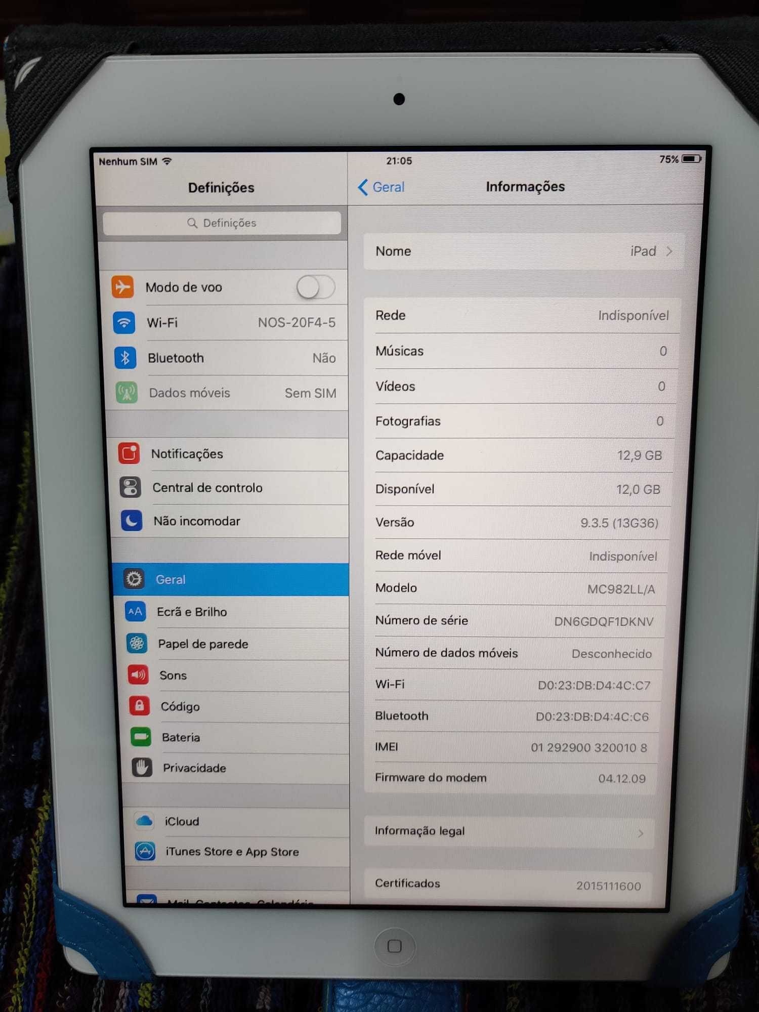 Apple iPad 2 - 16GB Wi-Fi + 3G (A1396) BAIXA DE PREÇO