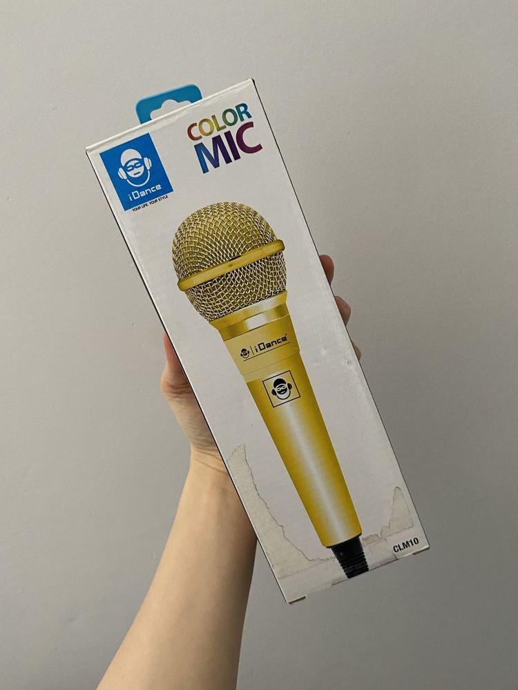 Mikrofon złoty polecam