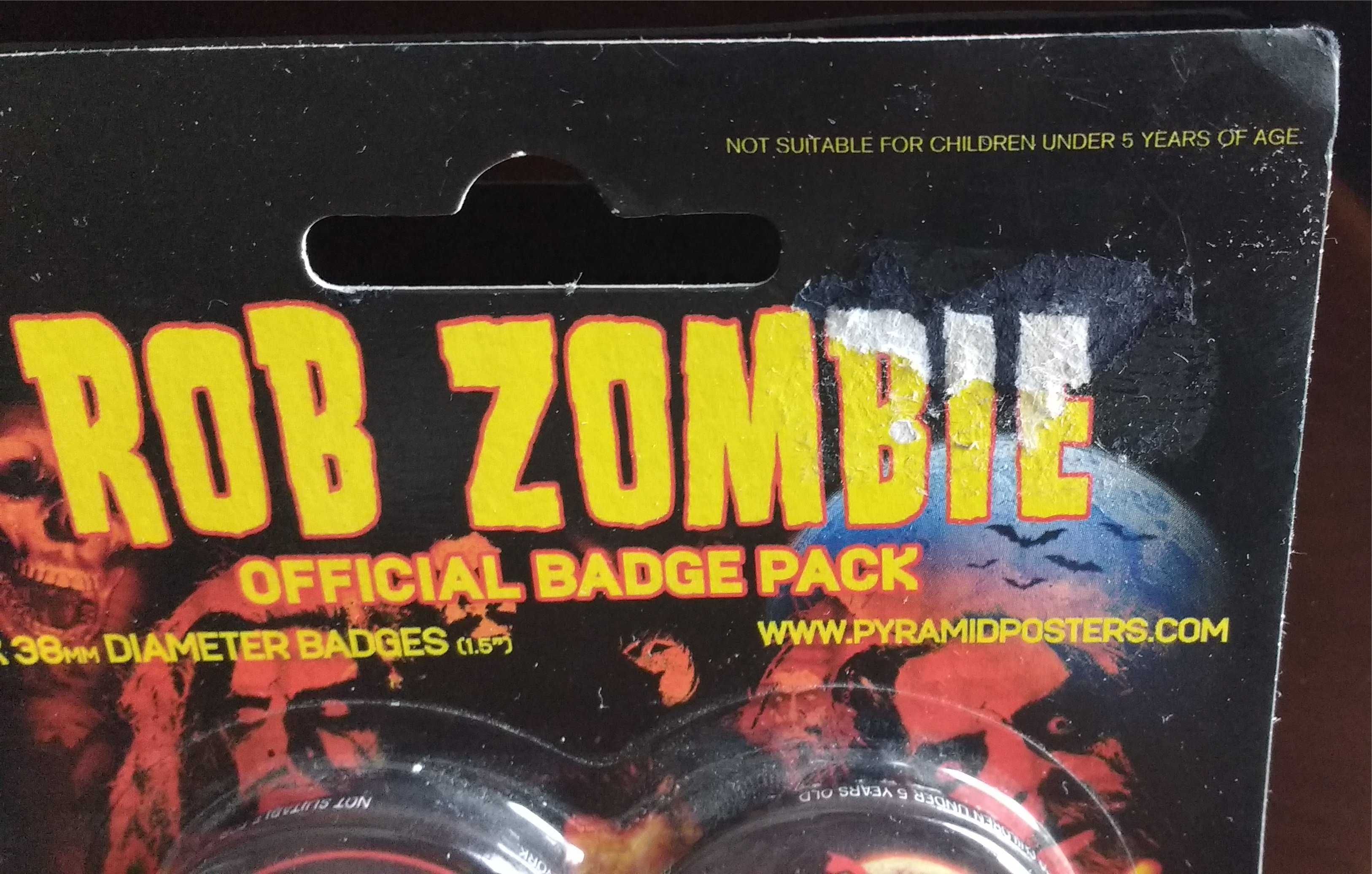 Conjunto de 4 Pins - Rob Zombie