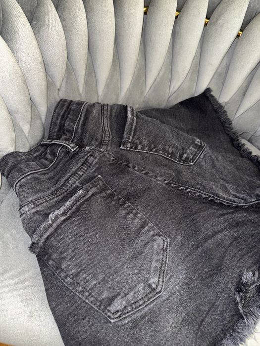 Джинсові шорти чорного кольору