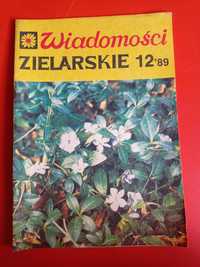 Wiadomości zielarskie nr 12/1989, grudzień 1989