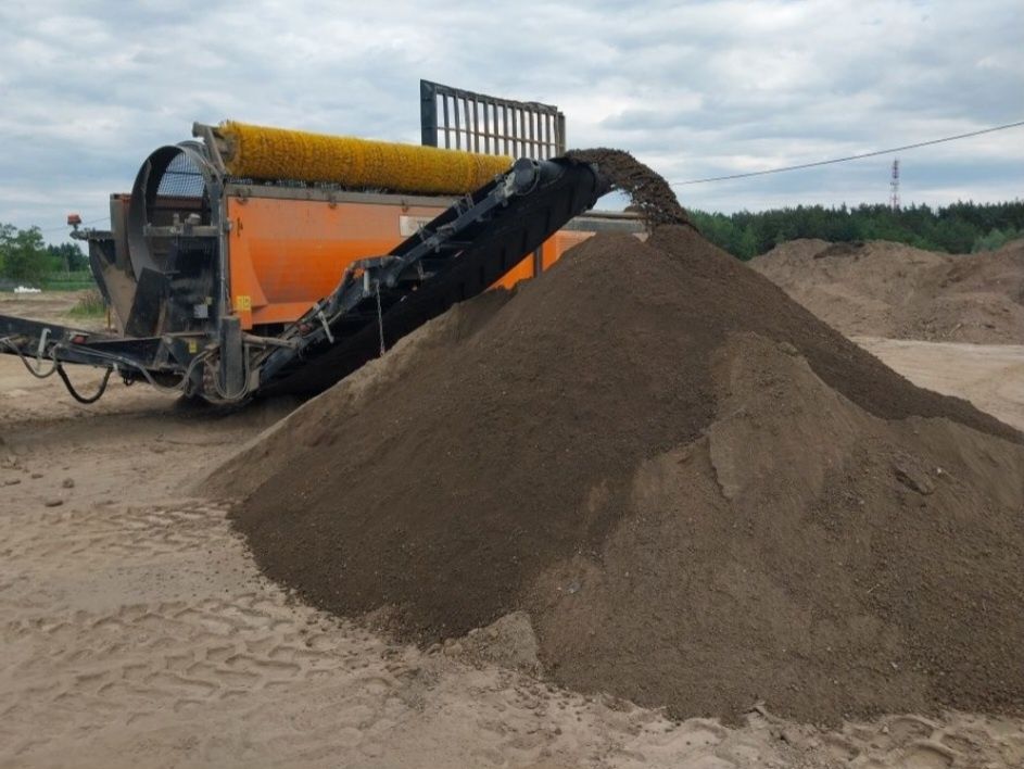 Ziemia Ogrodowa Przesiewana pod Trawnik, Czarnoziem, Piasek, Pospółka