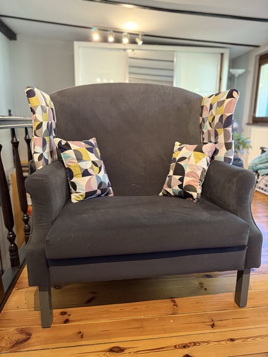 Sofa kanapa bez funkcji spania do pokoju , przedpokoju uszak duzy