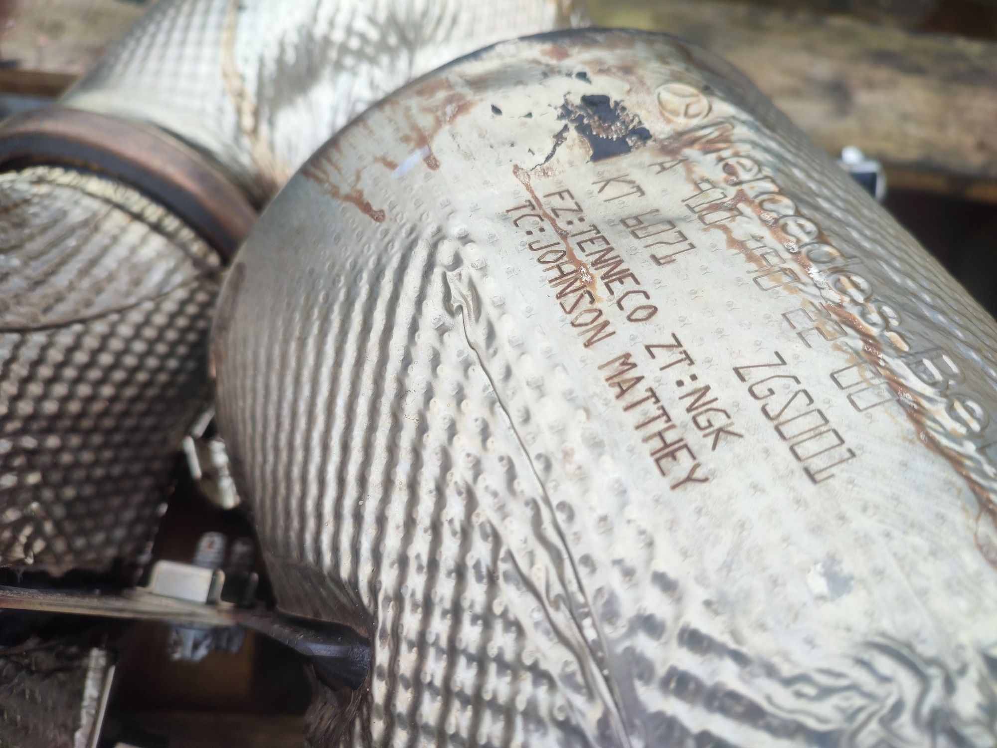 Komplet dpf katalizator Mercedes sprinter a907 kt6071 czujniki