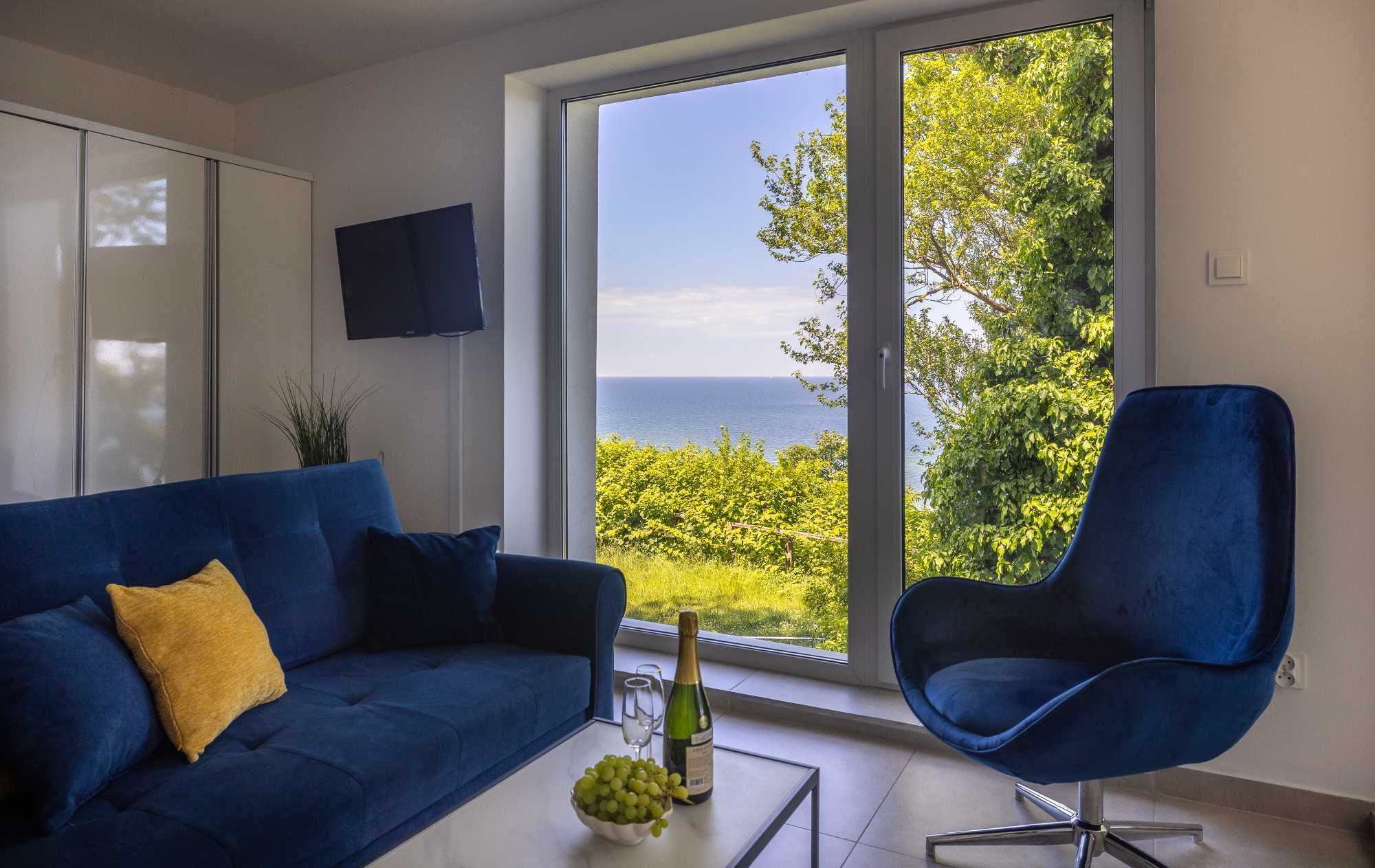 2-pokojowy apartament z wyjątkowym widokiem na morze, 100m od plaży