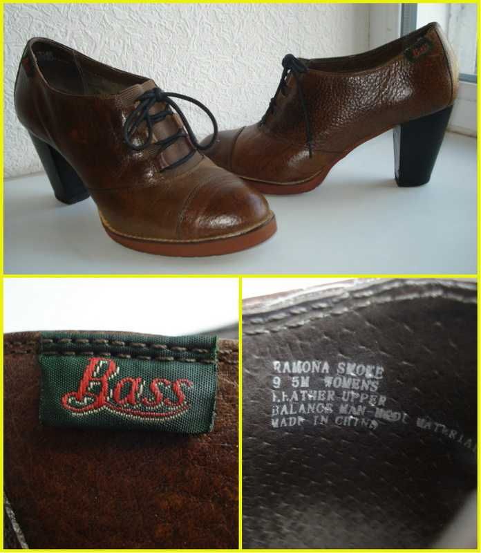 Туфли, оксфорды, ботильоны Bass Ramona Lux разм. 41 (26.5см)