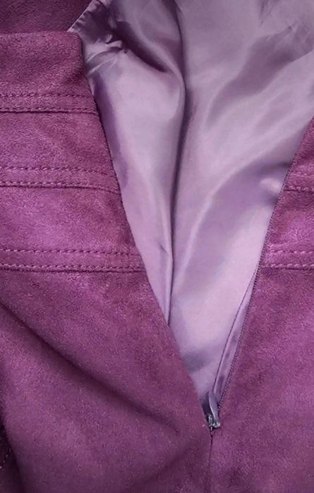 Midi spódnica burgund sirenoffice goblincore velwet y2k lolita office