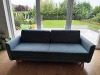 Sofa błękitna AMBER