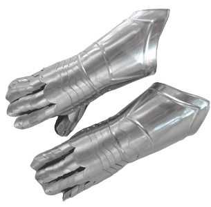 rękawice rycerskie, rękawice LARP rękawice metalowe rękawice do zbroi