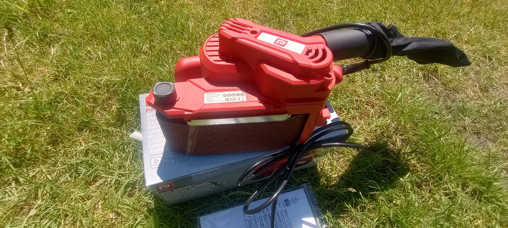 Szlifierka taśmowa sieciowe Performance Power 800 W 230 V