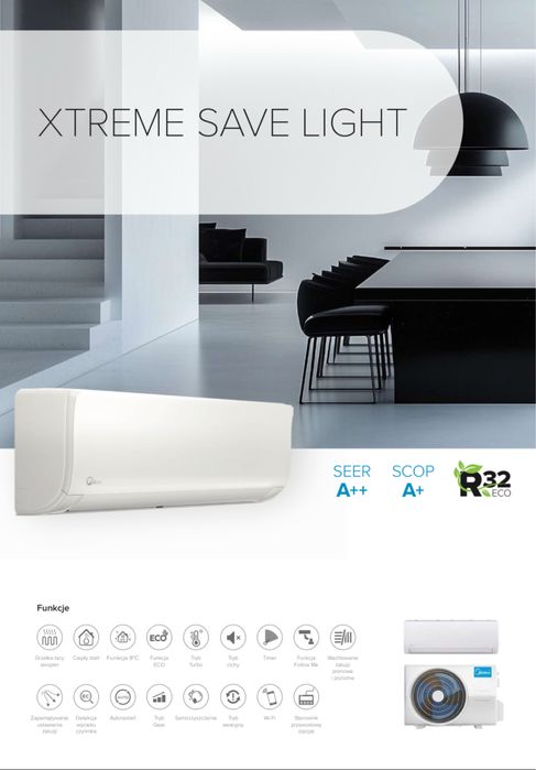 Klimatyzator Midea Xtreme Save Light 2.6 kW