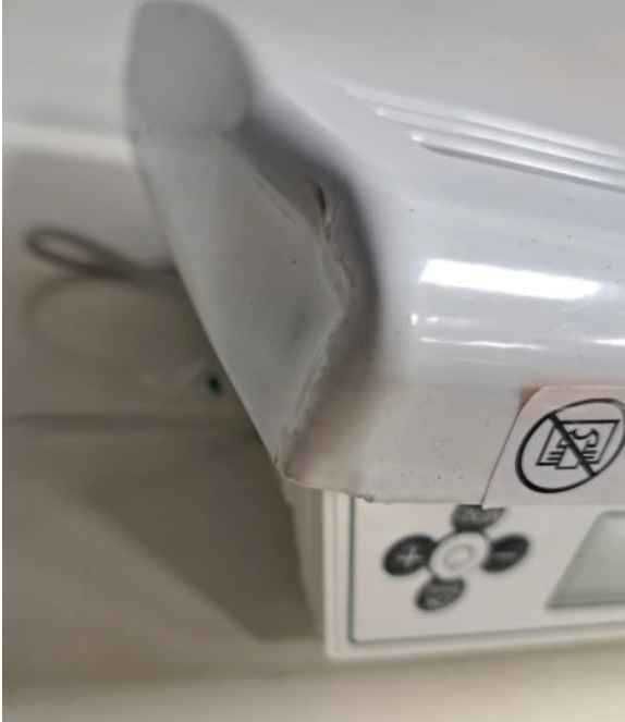 Grzejnik dekoracyjny, żeliwny, LCD, Cayenne 49743, 1500W, biały
