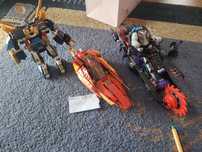 Lego ninjago motor łódź i robot